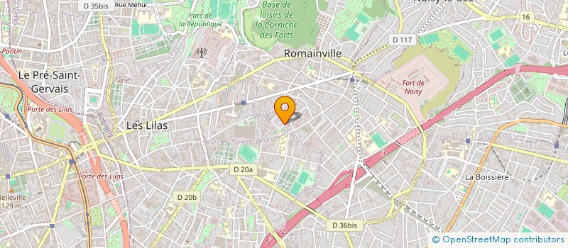 localisation de l'entreprise MONSIEUR JOEL ANDRE LAUMONNIER à ROMAINVILLE