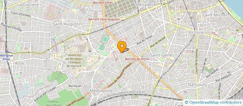 localisation de l'entreprise MONSIEUR JOEL ANDRIEU  BORDEAUX