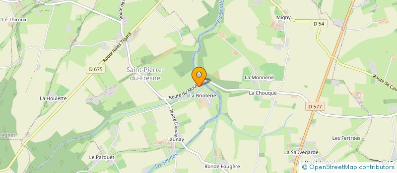 localisation de l'entreprise MONSIEUR JOEL ANNE  SOULEUVRE EN BOCAGE