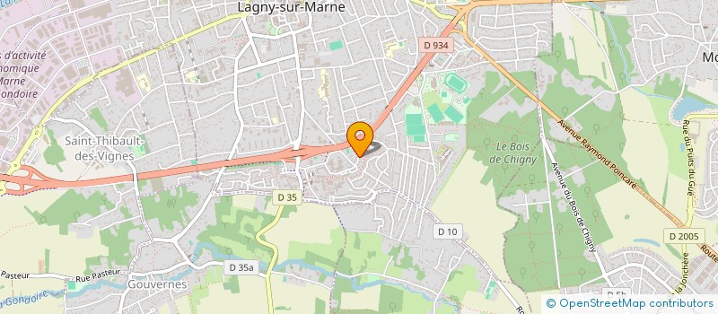 localisation de l'entreprise MONSIEUR JOEL ANTONIO  LAGNY-SUR-MARNE