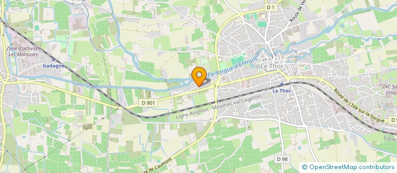 localisation de l'entreprise MONSIEUR JOEL ARNAUD  LE THOR