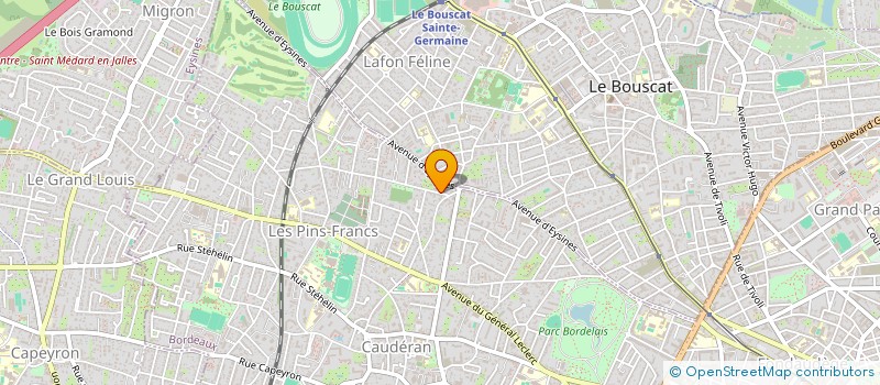 localisation de l'entreprise MONSIEUR JOEL ARRIVE à BORDEAUX