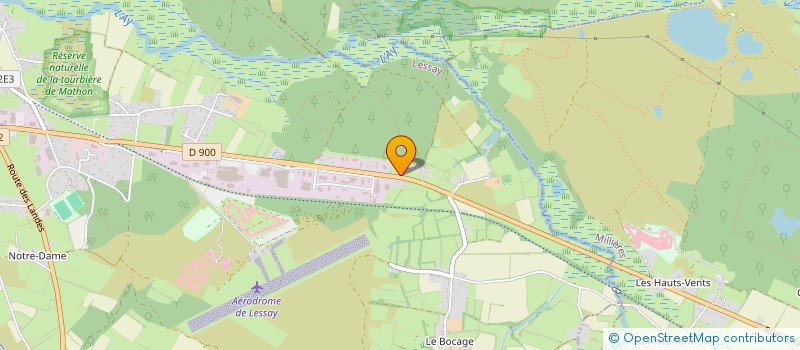 localisation de l'entreprise MONSIEUR JOEL AUBERT  LESSAY