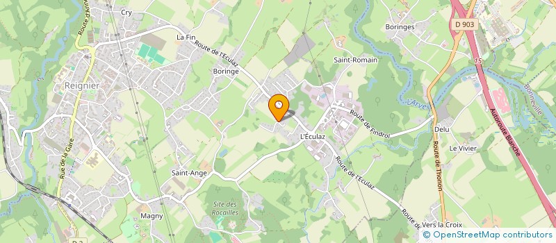 localisation de l'entreprise MONSIEUR JOEL AUBINEL à REIGNIER-ESERY