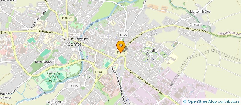 localisation de l'entreprise MONSIEUR JOEL AUGER à FONTENAY-LE-COMTE