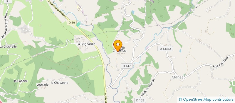 localisation de l'entreprise MONSIEUR JOEL AYMARD  MANSAC