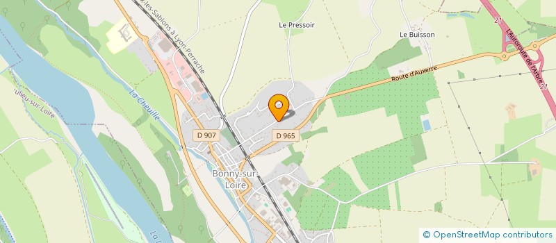 localisation de l'entreprise MONSIEUR JOEL BAILLY à BONNY-SUR-LOIRE