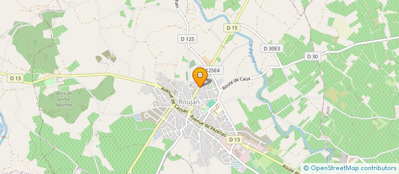 localisation de l'entreprise MONSIEUR JOEL BAMBER  ROUJAN