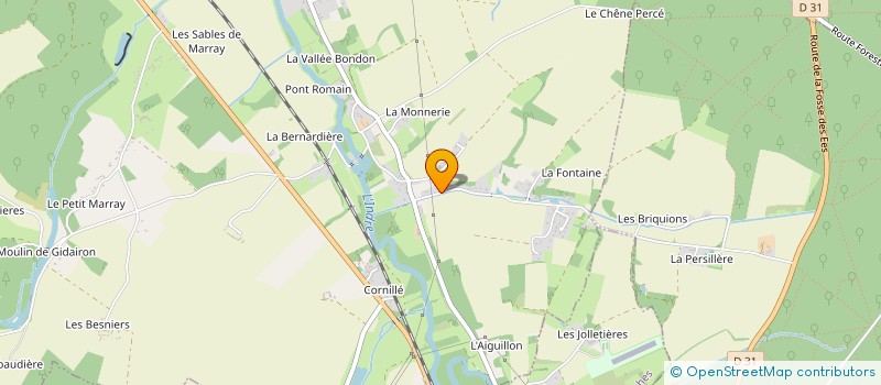 localisation de l'entreprise MONSIEUR JOEL BARDOU  SAINT-QUENTIN-SUR-INDROIS