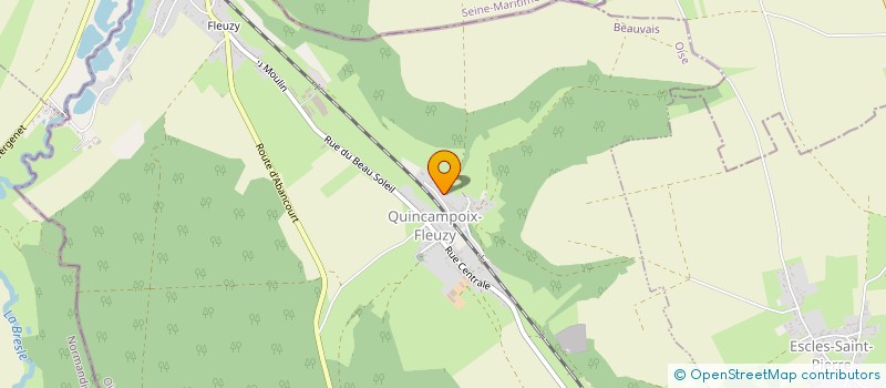 localisation de l'entreprise MONSIEUR JOEL BARRE  QUINCAMPOIX-FLEUZY
