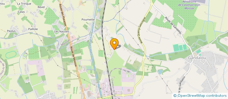 localisation de l'entreprise MONSIEUR JOEL BARTHES  CASTELSARRASIN