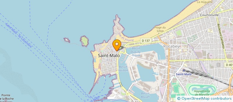 localisation de l'entreprise MONSIEUR JOEL BASIRE à SAINT-MALO