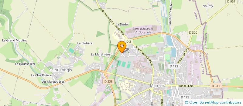 localisation de l'entreprise MONSIEUR JOEL BATARD  MAMERS