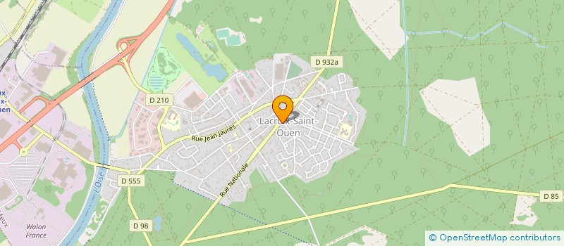 localisation de l'entreprise MONSIEUR JOEL BATIARD  LACROIX-SAINT-OUEN