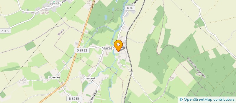 localisation de l'entreprise MONSIEUR JOEL BAUCHART  MAREST