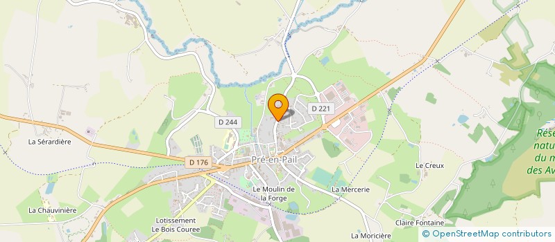 localisation de l'entreprise MONSIEUR JOEL BAUDOIN  LIGNIERES-ORGERES