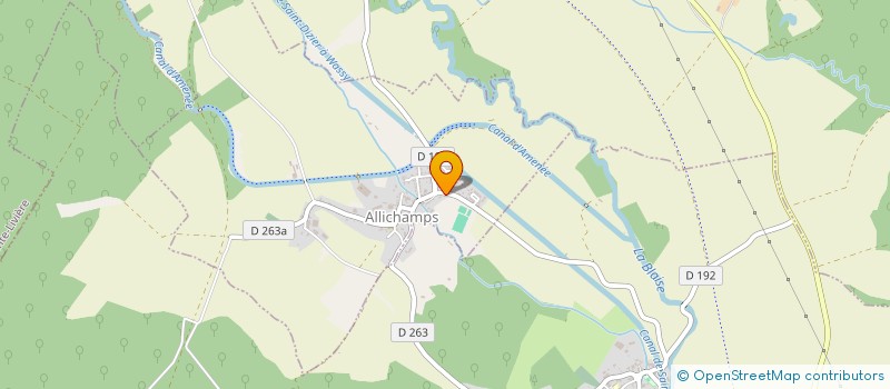 localisation de l'entreprise MONSIEUR JOEL BAUDOT à ALLICHAMPS