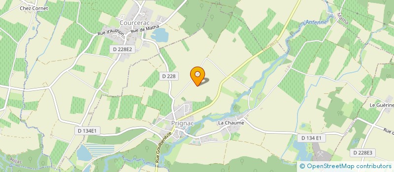 localisation de l'entreprise MONSIEUR JOEL BAUDRY  LA BROUSSE