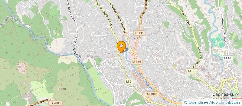 localisation de l'entreprise MONSIEUR JOEL BEGUE  CAGNES-SUR-MER