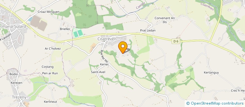 localisation de l'entreprise MONSIEUR JOEL BEGUEC  COATREVEN