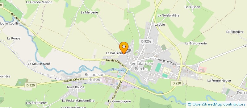 localisation de l'entreprise MONSIEUR JOEL BELLANGER à REMALARD-EN-PERCHE
