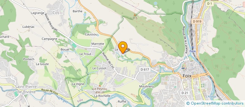 localisation de l'entreprise MONSIEUR JOEL BELONDRADE à FOIX