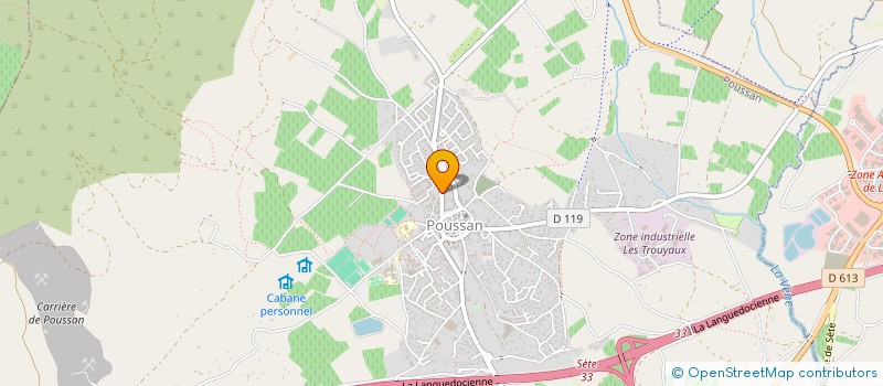 localisation de l'entreprise MONSIEUR JOEL BENDETTI  POUSSAN