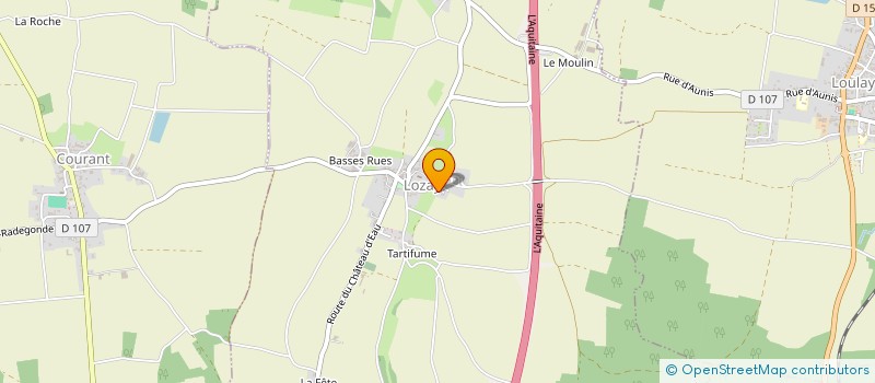 localisation de l'entreprise MONSIEUR JOEL BENETEAUD  LOZAY