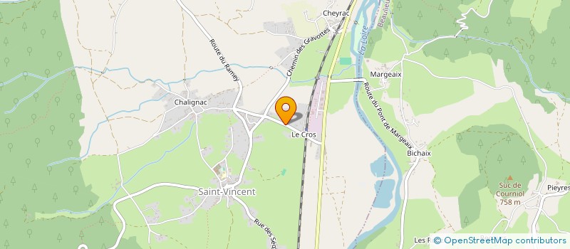 localisation de l'entreprise MONSIEUR JOEL BENOIT  SAINT-VINCENT