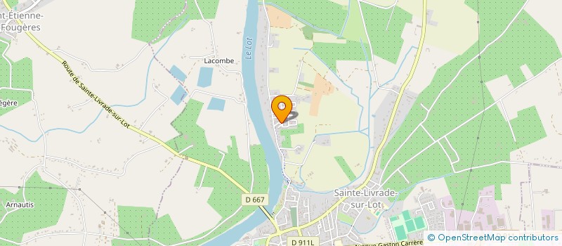 localisation de l'entreprise MONSIEUR JOEL BENTOGLIO à SAINTE LIVRADE SUR LOT
