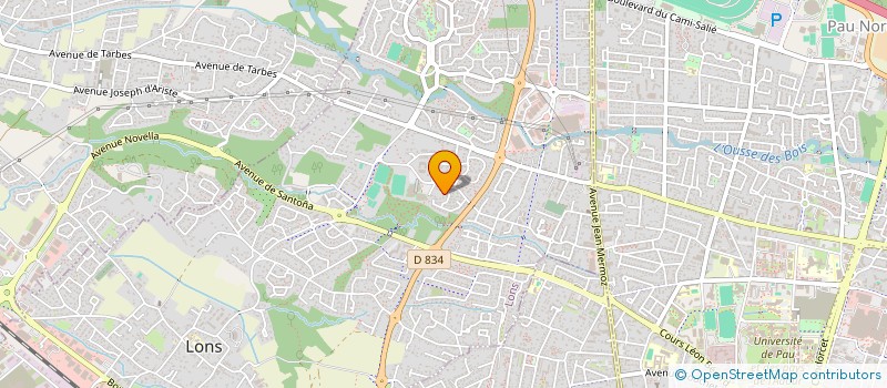 localisation de l'entreprise MONSIEUR JOEL BERGOGNAT à LONS