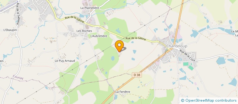 localisation de l'entreprise MONSIEUR JOEL BERNARD  COURLAY