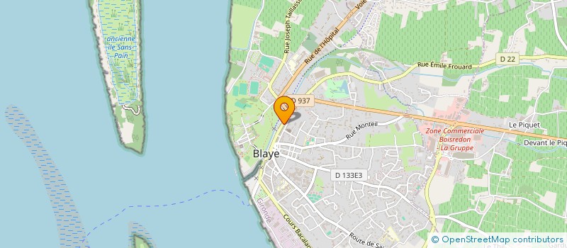 localisation de l'entreprise MONSIEUR JOEL BERNARD à BLAYE