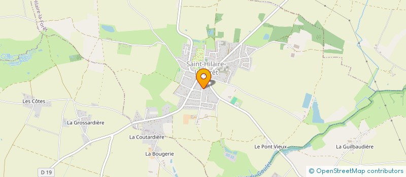 localisation de l'entreprise MONSIEUR JOEL BERNARD  SAINT-HILAIRE-LA-FORET