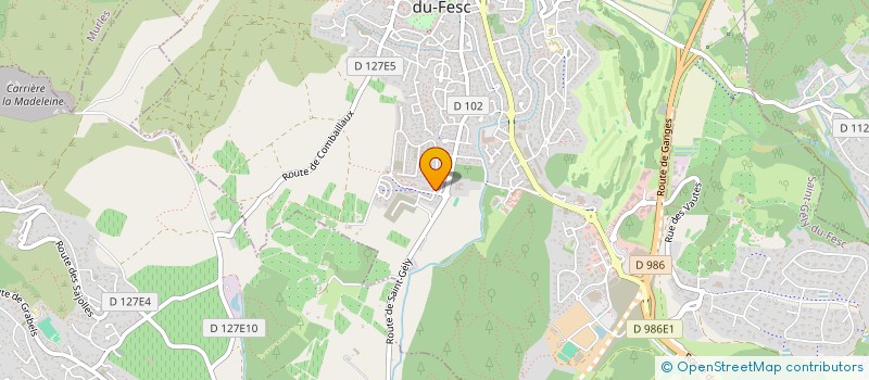 localisation de l'entreprise MONSIEUR JOEL BERTHO à SAINT-GELY-DU-FESC