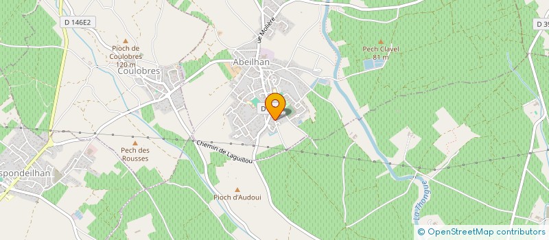 localisation de l'entreprise MONSIEUR JOEL BERTHOMIEU  ABEILHAN