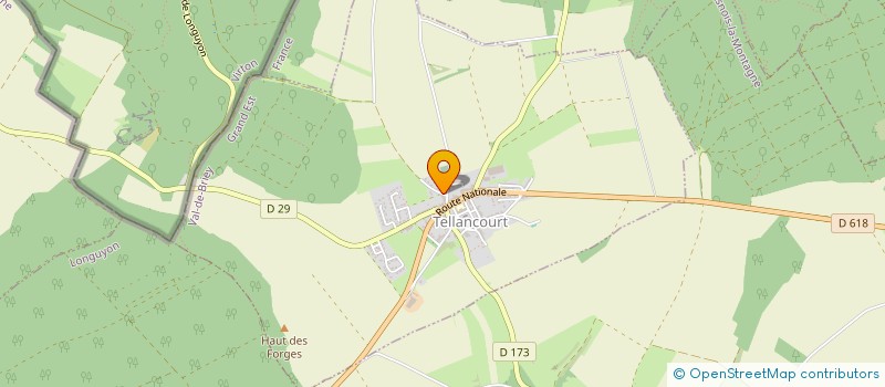 localisation de l'entreprise MONSIEUR JOEL BERTIN  TELLANCOURT