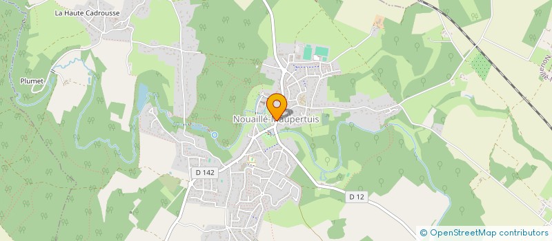 localisation de l'entreprise MONSIEUR JOEL BERTON  NOUAILLE-MAUPERTUIS