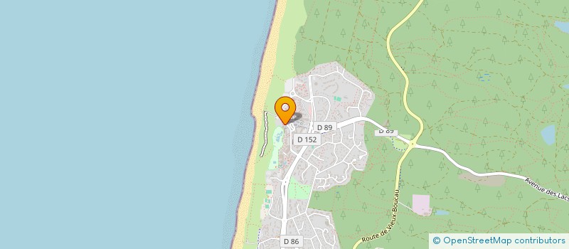 localisation de l'entreprise MONSIEUR JOEL BERTRAND  SEIGNOSSE