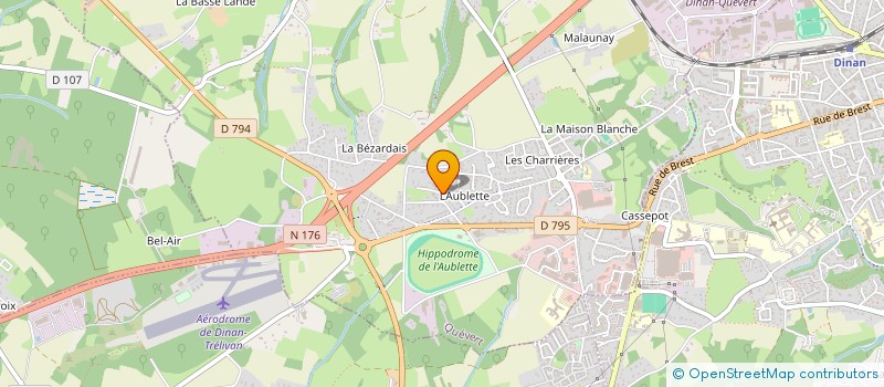 localisation de l'entreprise MONSIEUR JOEL BESANCON  QUEVERT