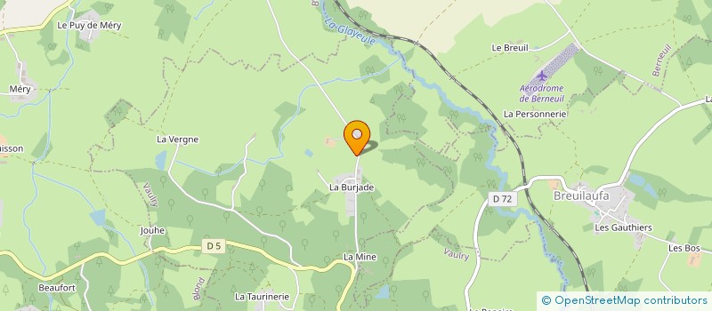 localisation de l'entreprise MONSIEUR JOEL BESNEHARD à SAINT-PARDOUX-LE-LAC