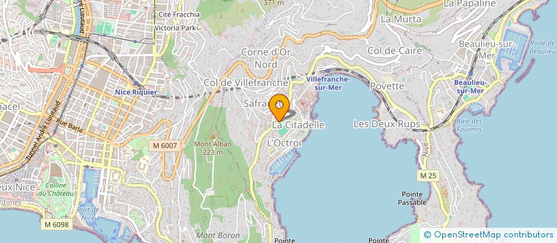 localisation de l'entreprise MONSIEUR JOEL BIAGINI à VILLEFRANCHE-SUR-MER