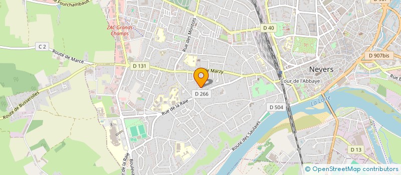 localisation de l'entreprise MONSIEUR JOEL BIARD à NEVERS