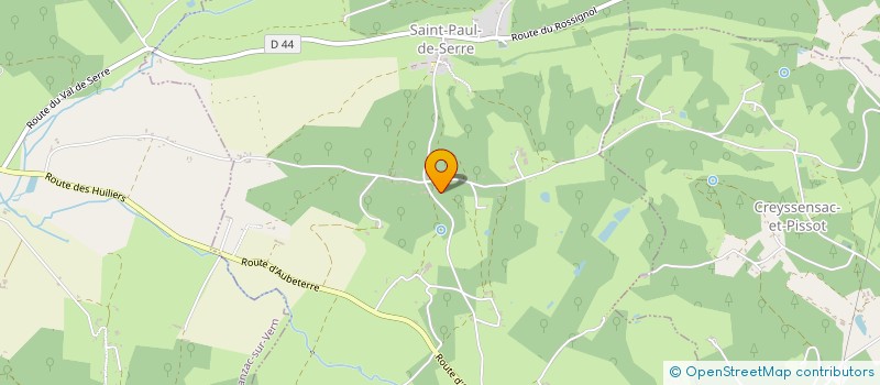 localisation de l'entreprise MONSIEUR JOEL BIBIE  SAINT-PAUL-DE-SERRE