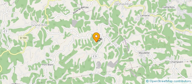 localisation de l'entreprise MONSIEUR JOEL BILLIONNIERE  LE GOSIER