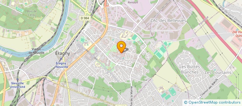 localisation de l'entreprise MONSIEUR JOEL BIRON à ERAGNY