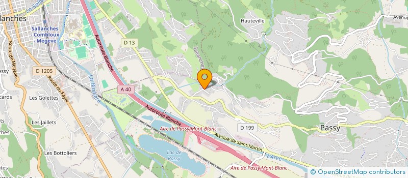 localisation de l'entreprise MONSIEUR JOEL BLAIX  PASSY