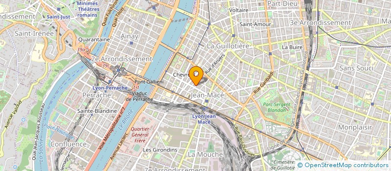 localisation de l'entreprise MONSIEUR JOEL BLANC TAILLEUR  LYON