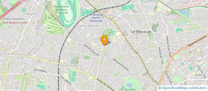 localisation de l'entreprise MONSIEUR JOEL BLONDET à LE BOUSCAT