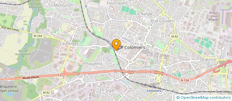 localisation de l'entreprise MONSIEUR JOEL BOANICH  LE CASTERA